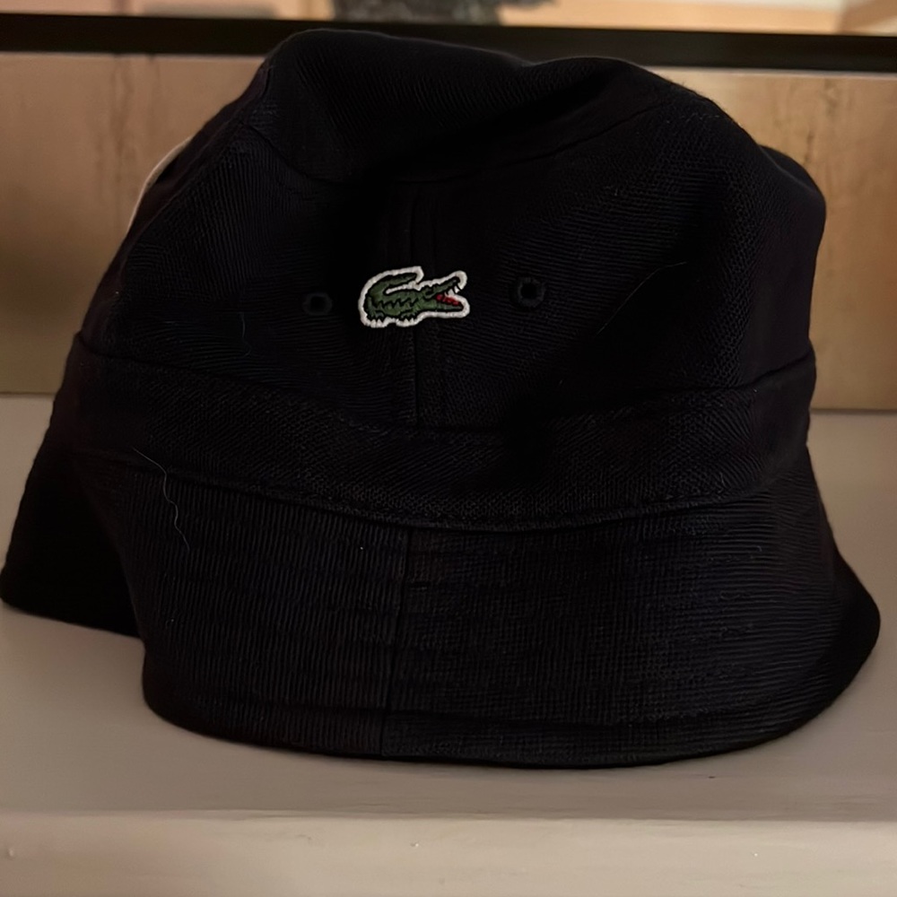 Lacoste Custom Navy Bucket Hat
